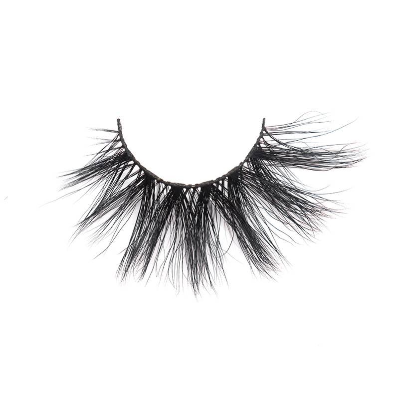 Custom Eyelash Packaging Soft Thick Handmade 25mm 3d Mink Eyelash