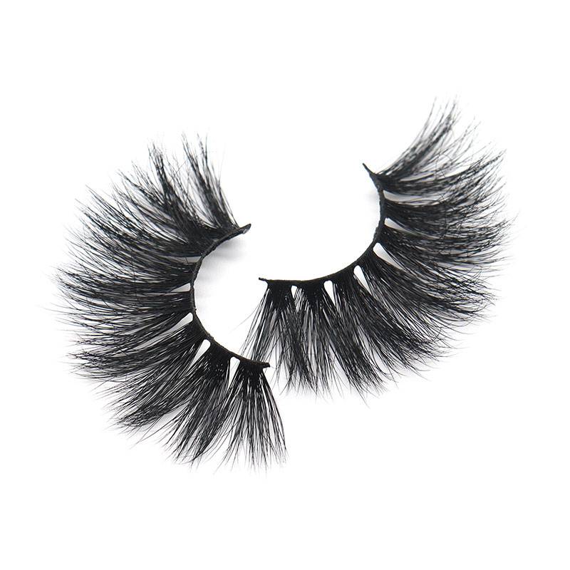 China Factory Cheap Wholesale Lashes OEM False Mink Eyelashes Vendor 25mm